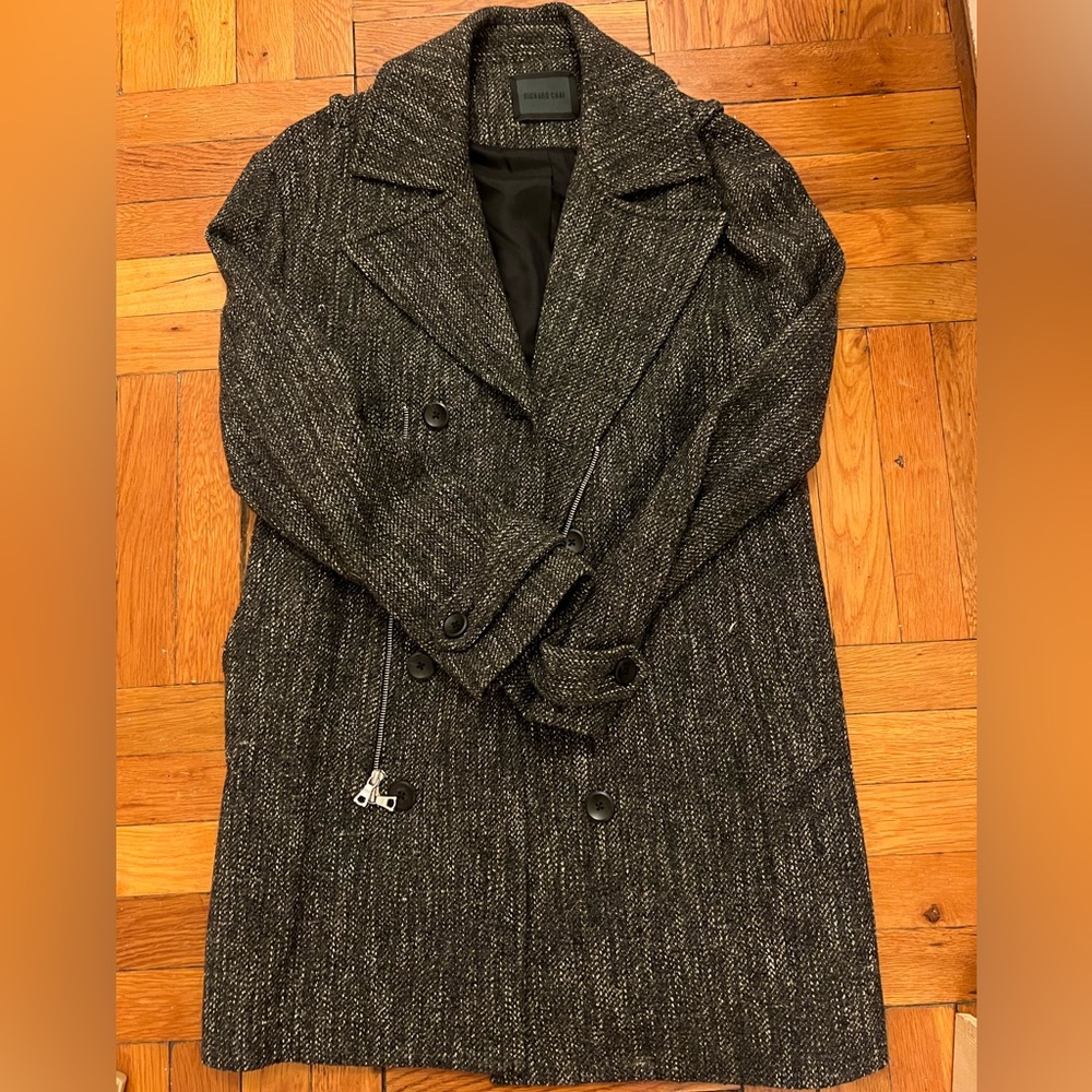 Richard Chai Tweed Coat